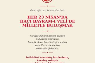 Thumbnail for the post titled: 23 NİSAN’DA KURULUŞ RUHUMUZA SADAKAT