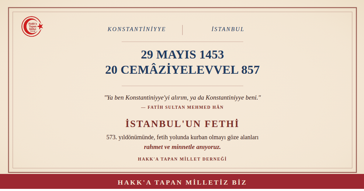 Logo for Hakka Tapan Millet Derneği